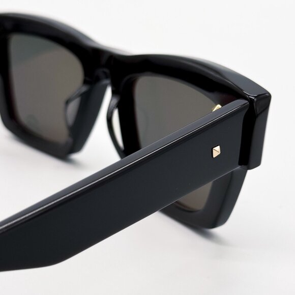 NEW VALENTINO XXII VLS-106A BLACK UNISEX SUNGLASSES VALENTINO main image 4